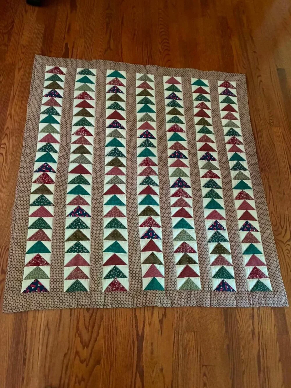 Lap Quilt Flying Geese 52x48